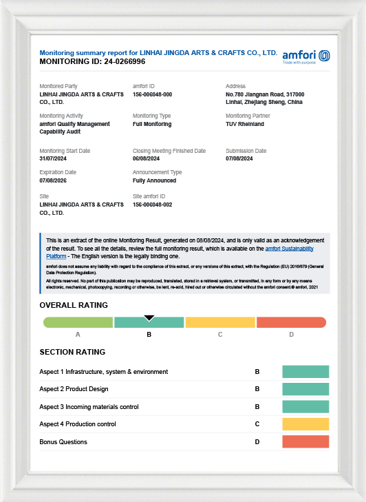 Certification
