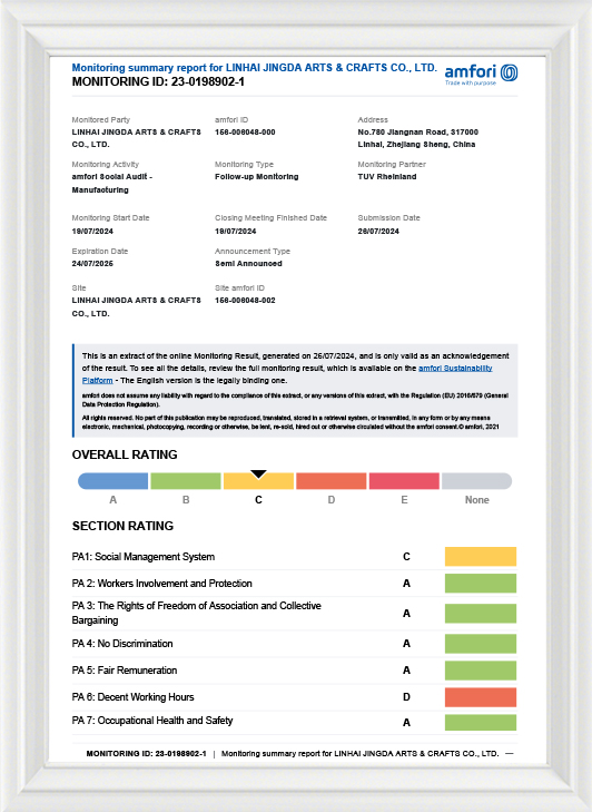 Certification